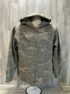 Chaqueta con Capucha Harley Davidson Para Hombre Talla Pequeña Camuflaje Cremallera Completa *leer* - Imagen 1 de 24
