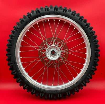 Yamaha 1990 1991 YZ125 YZ250 21X1.60 OEM Front Wheel Tire Rim Hub  WR500 WR250 - Image 1 of 4