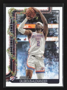 2025-26 Topps Holiday #H90 Shai Gilgeous-Alexander Oklahoma City Thunder - Bild 1 von 2