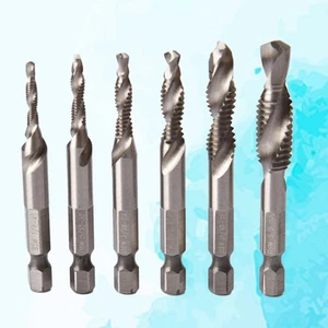 6-tlg. Gewindebohrer für Edelstahl metrisch Set Stubby Bits - Bild 1 von 11