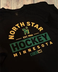 Minnesota North Stars Hockey Vintage NHL CCM T-Shirt L - Picture 1 of 1