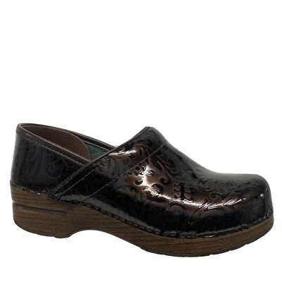 Dansko Patent Leather Clog Professional Nurse Career Shoe Women Sz 7.5-8/38 GUC - Image 1 of 4