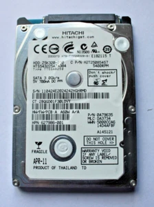 Hitachi Z5K320-250 250 GB disco rigido per computer portatile, 3 Gb/S, SATA - Foto 1 di 1