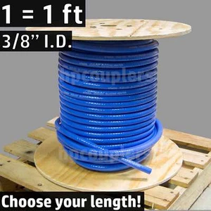 3/8" ID FlexFab 5526-038 Blue Silicone Heater Hose 10mm 350F Radiator Coolant - Bild 1 von 5