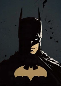 A4 Size - Batman Poster Print Wall Art Home Decor - Picture 1 of 2