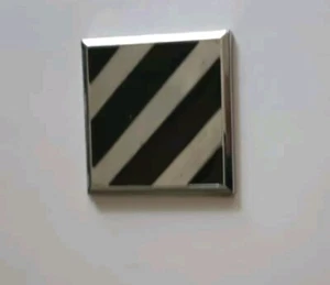 Military 3rd Inf. Div. 3D Auto Emblem Sticker Black 1 3/8". New #ML81 - Picture 1 of 3