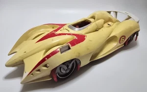 8.5” MACH 6 SPEED RACER Toy CAR Model MATTEL White Red M4210 RARE - Picture 1 of 7