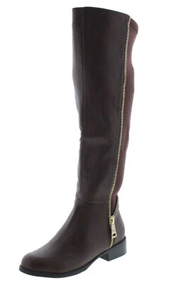 SALE...LUICHINY Womens New $110 PHONE BOOTH Fashion/Riding Boots/6 Med B,M/Brown - Image 1 of 4