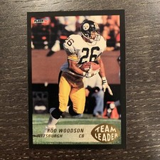 1992 Fleer Team Leaders Rod Woodson #22 HOF