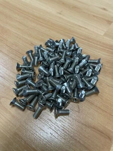 100 pz viti macchina testa piatta 10#-24x1/2" Phillips 304 bulloni acciaio inox - Foto 1 di 1