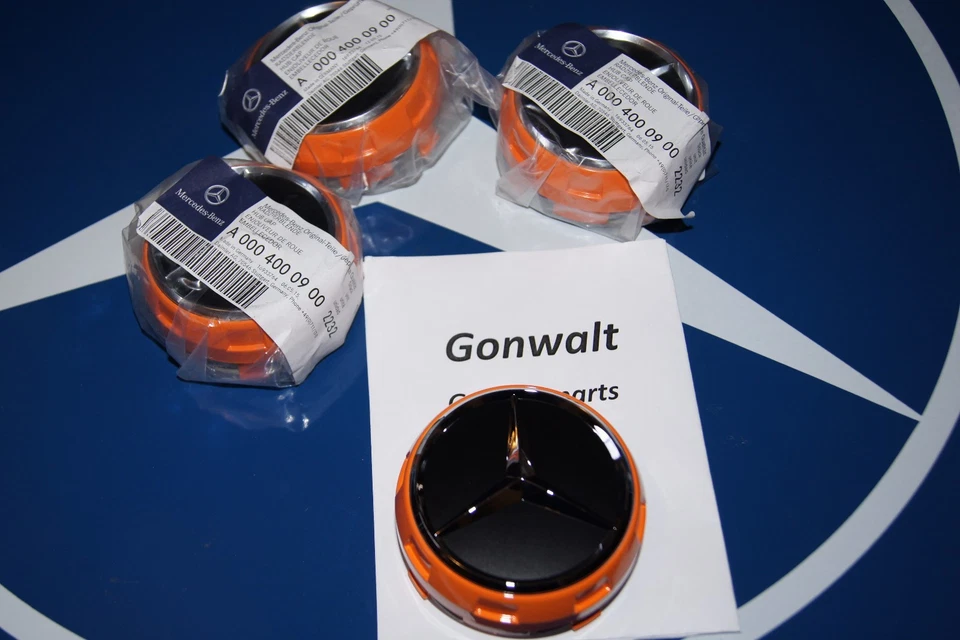 Tapa llanta elevada Mercedes Benz B C CLA GLA E ML GL CLS SL 00040009002232 Foto 1 de 1