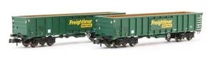 Dapol N Gauge MJA Freightliner Heavy Haul Bogie Box Van Twin Pack