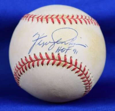 Fergie Jenkins Beckett BAS Autograph National League Signed Baseball HOF 91 - Image 1 of 2