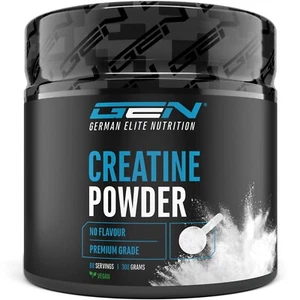 300g Creatin Monohydrat Pulver - Mesh 200 - Muskelaufbau Pump, Vegan Vitamin B6 - Bild 1 von 9