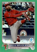 2022 Topps 1st Edition Green Foil Archie Bradley 116/150 #10