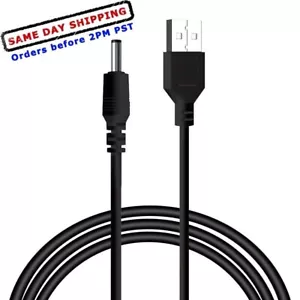 Barrel Jack Charger Cord USB A to DC3.5 Power Cable 5V Appliances Charging Cable - Picture 1 of 1