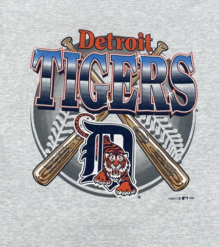 Vintage Detroit Tigers Baseball Sport Team Unisex T-shirt Gift For Fan All Size Cover