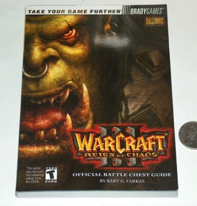 Guía oficial de videojuegos Blizzard War Craft Reign of Chaos 2003 cofre de batalla en muy buena condición - Imagen 1 de 2