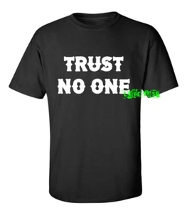 Camiseta TRUST NO ONE Outlaw Camisas Motociclista Palabras Sabias Chopper Motocicleta - Imagen 1 de 3