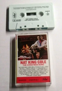 HOLIDAY NAT KING COLE THE CHRISTMAS SONG LIGHTLY USED CASSETTE TAPE - Picture 1 of 2