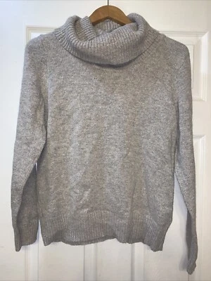 Suéter cuello capucha gris American Living talla grande Foto 1 de 4