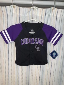 Colorado Rockies Genuine Merchandise Unisex Kids Jersey Black 12 Months New - Picture 1 of 2