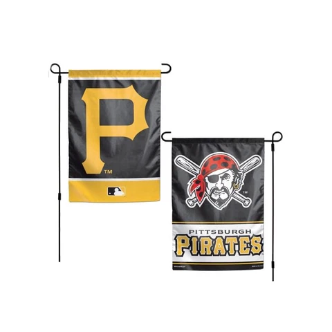 WinCraft MLB Pittsburgh Pirates Flag 12" x 18" Garden Style Double Sided Flag Cover