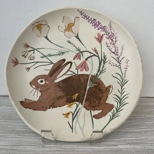 Target Threshold Easter Bunny Rabbit Spring Flowers Melamine Salad Plate 2021 - Picture 1 of 6