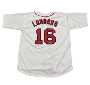 Jim Lonborg Signed Red Sox Custom Jersey w/ CY Young 67 Beckett Witness BAS COA - Picture 1 of 3