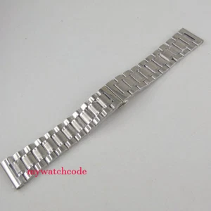 21mm 316L acero inoxidable sólido parnis pulsera ajuste parnis reloj para hombre - Imagen 1 de 3