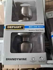 Defiant Bett und Bad Edelstahl Finish Türknauf - Bild 1 von 1