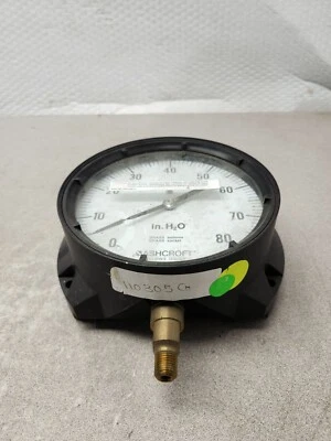 NEW NO BOX ASHCROFT GAUGE 0-80 RANGE 250-3074 - Image 1 of 4