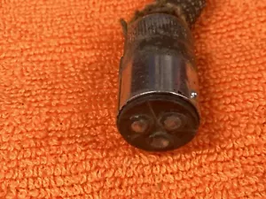 RARE FIND Vintage 3 Wire Combination Tail Light Fender Light Lamp CONNECTOR Plug - Picture 1 of 8