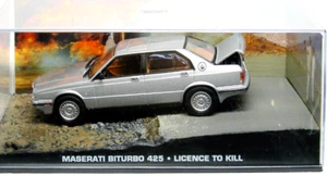 Maserati Biturbo 425 Licence To Kill 007 James Bond 1:43 Diecast Car + Magazine - Picture 1 of 6