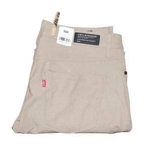 Levi's 511 Men's Slim Fit Tech Pants Size 34x30 Performance Stretch Khaki Tan - Picture 1 of 10