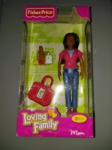 Fisher Price Loving Family Mom Puppe Afroamerikaner 2011 Figur NEU Rarität - Bild 1 von 6