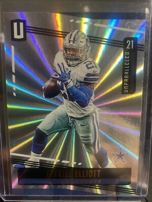 2019 Panini Unparalleled - Sunburst #108 Ezekiel Elliott - Image 1 of 2