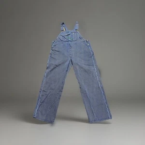 Key Imperial Aristocrat Hickory Stripe Bib Overalls Railroad 40 X 32 Made In USA - Picture 1 of 13