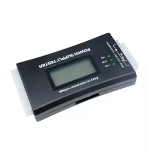 Power Supply Tester 20 24 Pin Sata LCD PSU HD ATX BTX Voltage Test Source - Picture 1 of 10