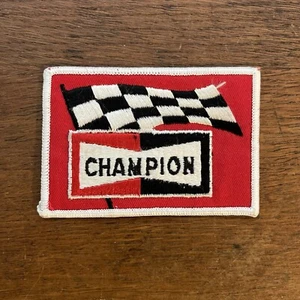 Vintage Champion Embroidered Sew on Advertising Patch - Picture 1 of 3