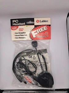 Labtec PC Headset Windows XP New - Picture 1 of 5