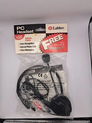 Labtec PC Headset Windows XP New - Image 1 of 4