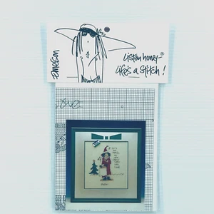 Patrón de gráfico de punto de cruz Twisted Threads Listen Honey Lifes A Stitch Emerson - Imagen 1 de 2