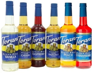 Sugar Free Torani Syrups & Drink Mixes, 750 mL Bottles (select flavor below) - Picture 1 of 33