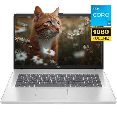 2025 HP 17.3" Laptop computer Intel core-i3-N305 Notebook UpTo 32GB RAM 2TB SSD - Image 1 of 4