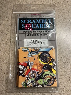 Rompecabezas Scramble Squares MOTOCICLETAS CLÁSICAS 9 piezas B.Dazzle Inc.  Foto 1 de 4