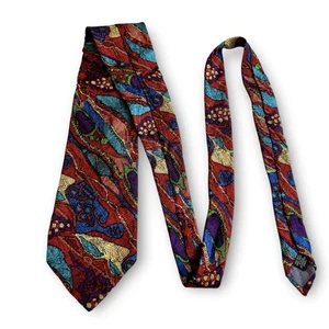 COOGI Australia Men's Necktie Designer Abstract 100% Silk Luxury Made in USA - Picture 1 of 3