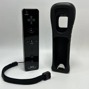 Genuine Nintendo Wii Motion Plus Controller Black - Tested & Working - Picture 1 of 9