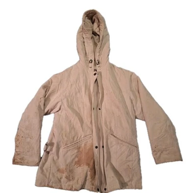 Vintage 80s Bromley Parka Coat Men's M DISTRESSED removable Inner liner - Image 1 of 4