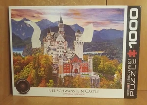 Eurographics Schloss NEUSCHWANSTEIN BAYERN, DEUTSCHLAND 1000 Teile Puzzle Neu/Versiegelt - Bild 1 von 7